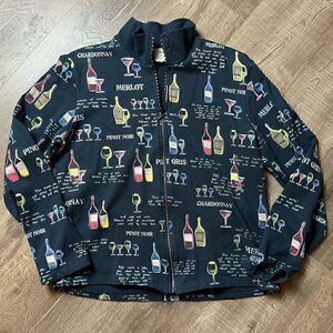 Jess and Jane | Wine Collection Zip Up Jacket‎